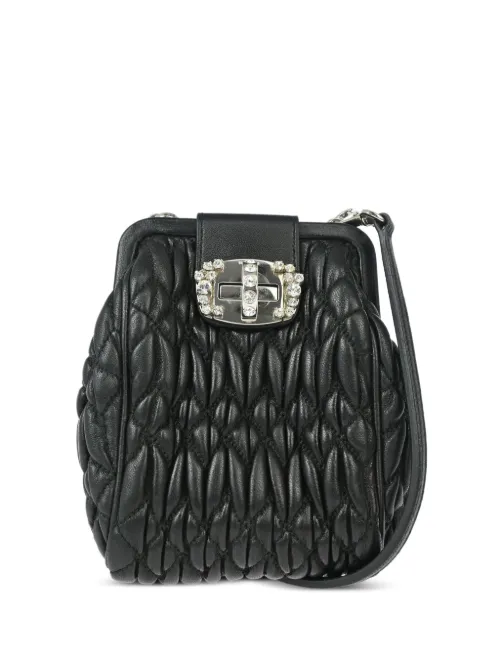 Sac porté épaule matelassé (années 2010) - Miu Miu Pre-Owned - Modalova