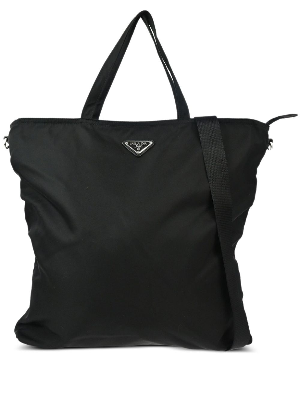 2010 triangle-logo two-way handbag