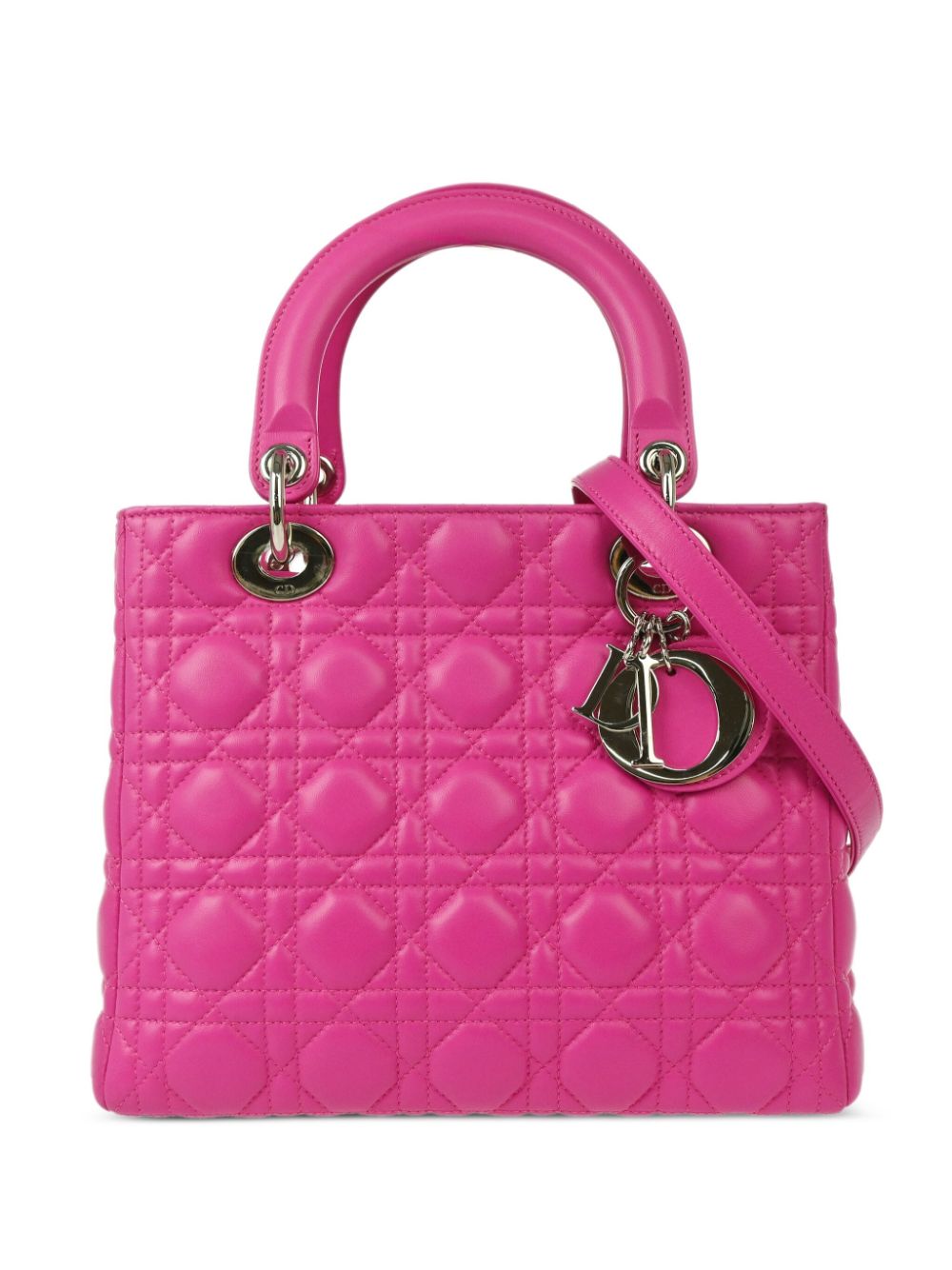 2012 Cannage Lady Dior two-way handbag