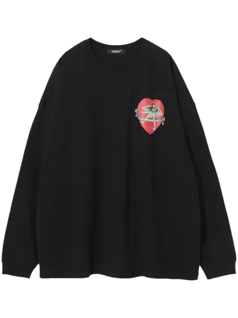 Undercover playera con estampado gráfico