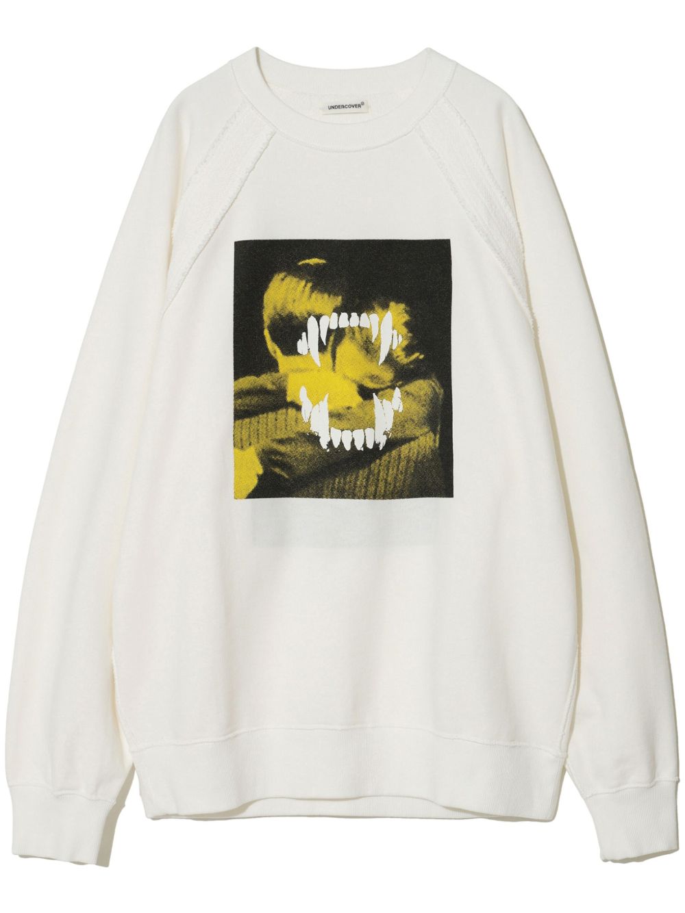 Undercover vampire-print sweatshirt Beige