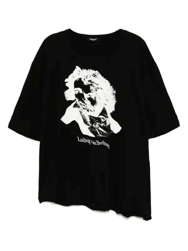 UNDERCOVER｜SHORT-SLEEVED ROUND NECK T-SHIRTS (UC2C3801 Undercover - UC1E3808 Free Dead Mothers US Record Short