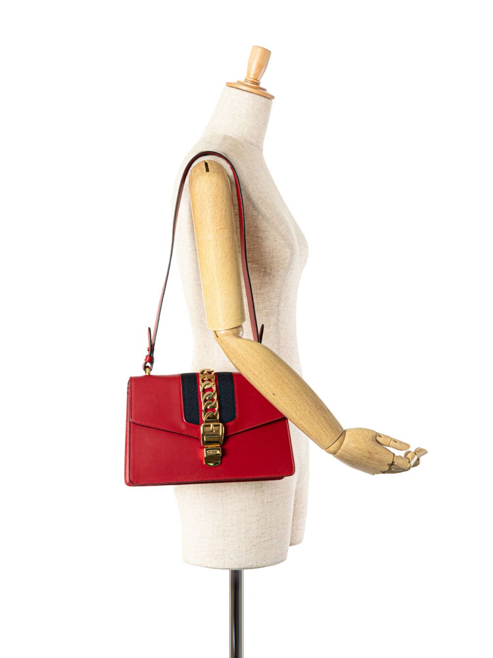 Gucci Pre-Owned 2000-2015 kleine Sylvie leren boekentas - Rood