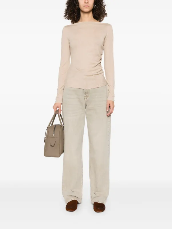 MAX MARA｜ROUND NECK KNITS (NOVELLA (11941078 001 / 1194 Max Mara Studio Arda Lace-Inset Turtleneck Virgin Wool