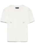 Mugler piercing T-shirt - White
