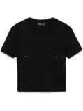 Mugler piercing T-shirt - Black