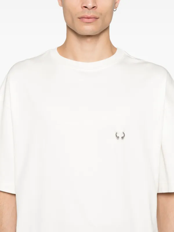 Mugler ピアス Tシャツ | ホワイト | FARFETCH JP