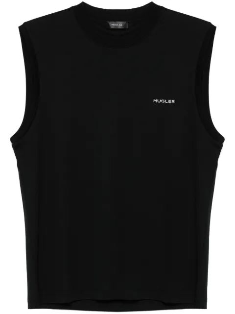 Mugler débardeur à logo