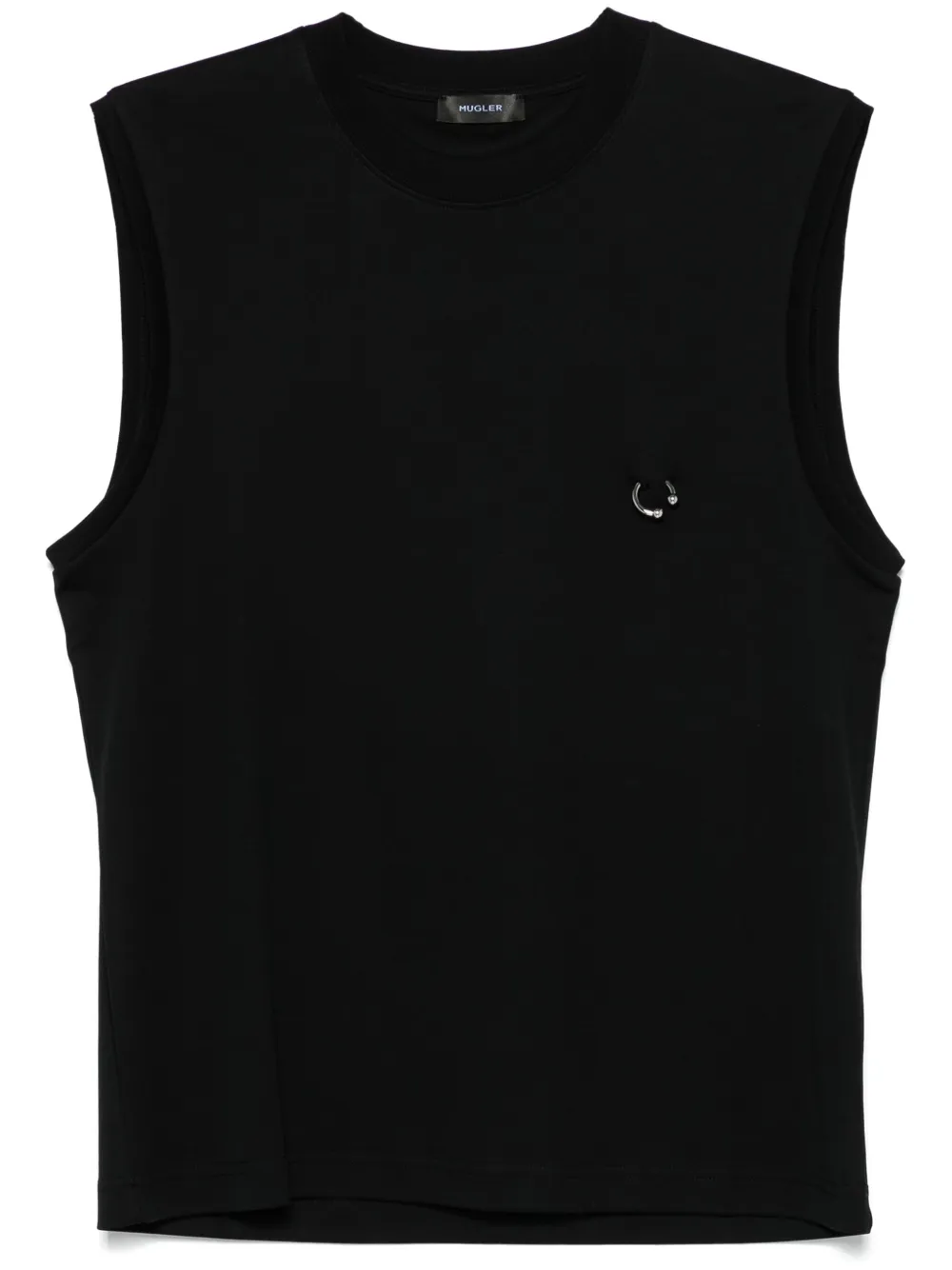 Mugler piercing vest | Black | Image 1