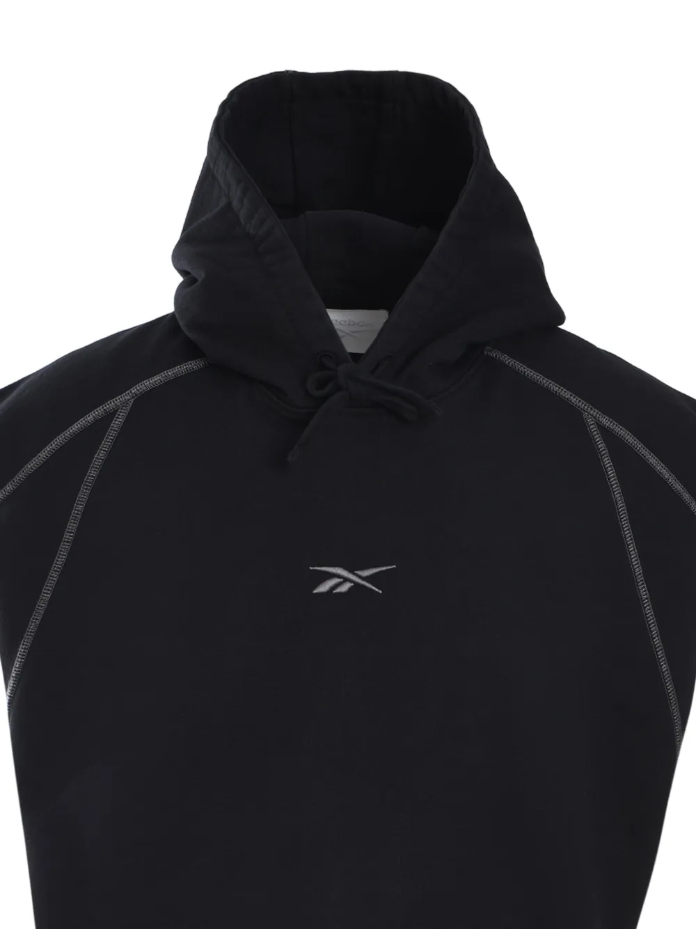 Reebok T-shirt met capuchon Zwart
