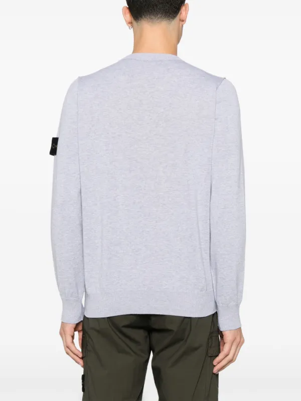 Stone Island Compass-badge Sweater | Grey | FARFETCH