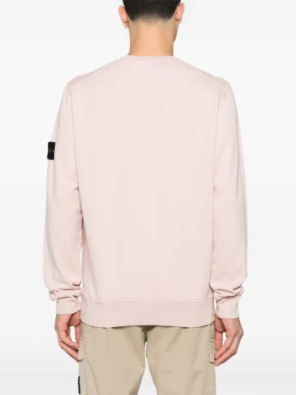Clothing Stone Island Pink Sweatshirt Stone Island Compass-badge
