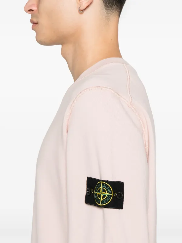 Stone Island コンパスバッジ スウェットシャツ | ピンク Stone Island コンパスバッジ スウェットシャツ | ピンク