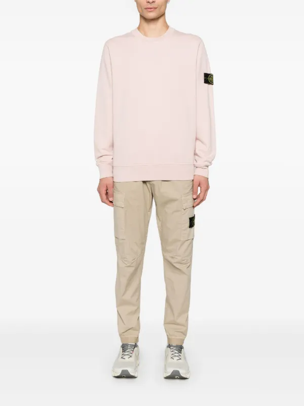 Stone Island コンパスバッジ スウェットシャツ | ピンク Stone Island コンパスバッジ スウェットシャツ | ピンク