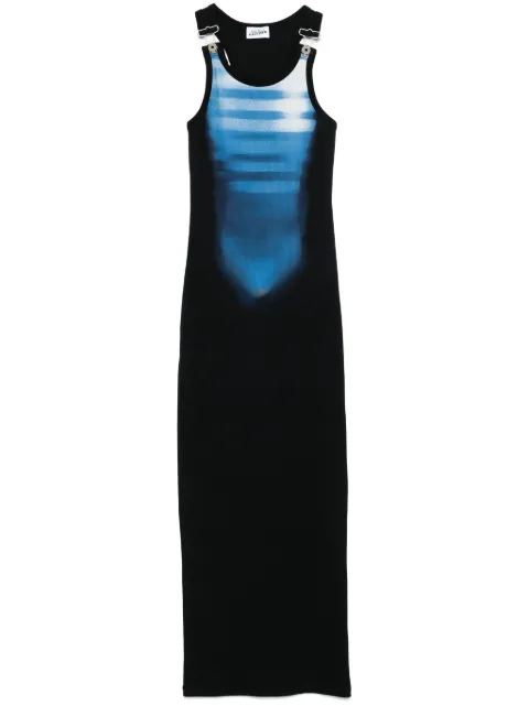 Jean Paul Gaultier فستان ماكسي بطبعة مايوه