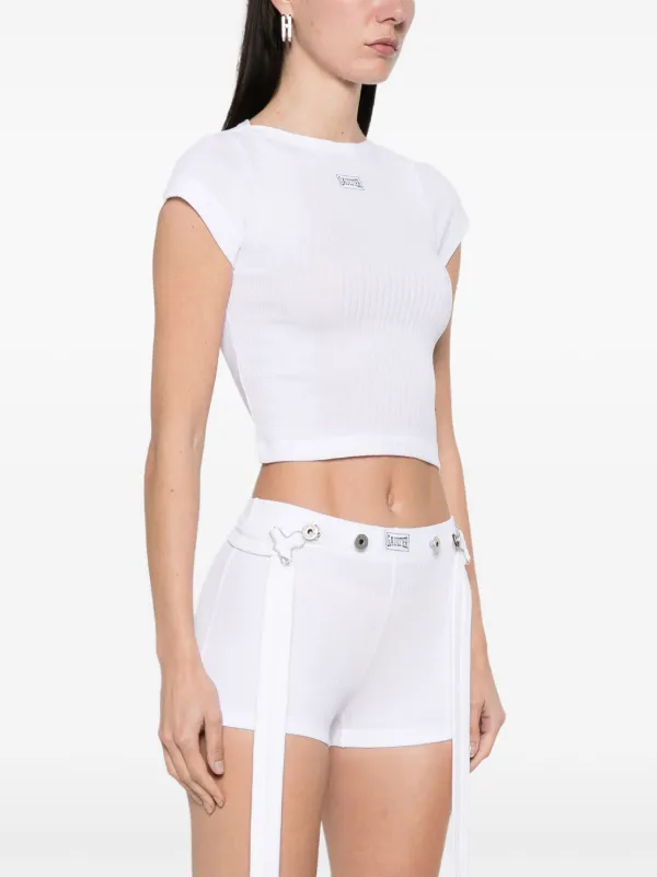 Jean Paul Gaultier logo-patch T-shirt | White | FARFETCH