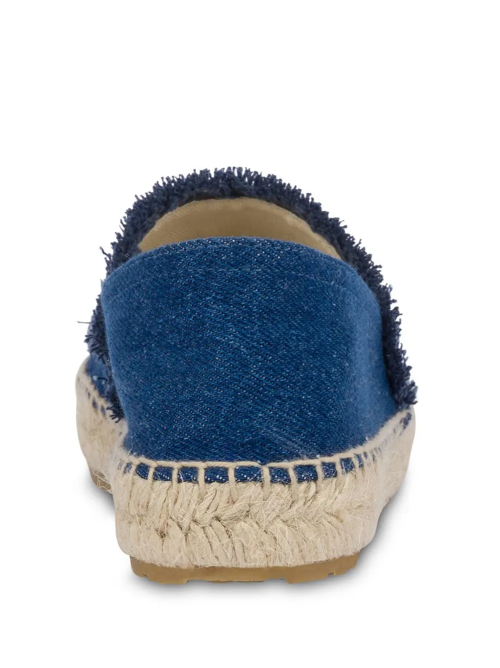 Love Moschino Espadrilles met geborduurd logo Blauw