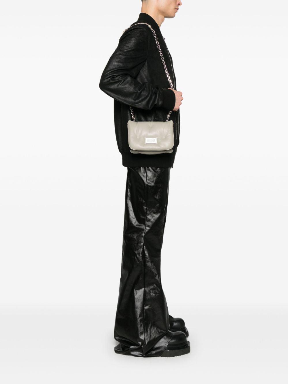 Maison Margiela small Glam Slam shoulder bag - Grijs