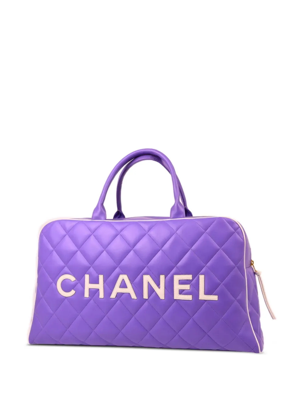 CHANEL Pre-Owned 1995 Bowling tas - Paars