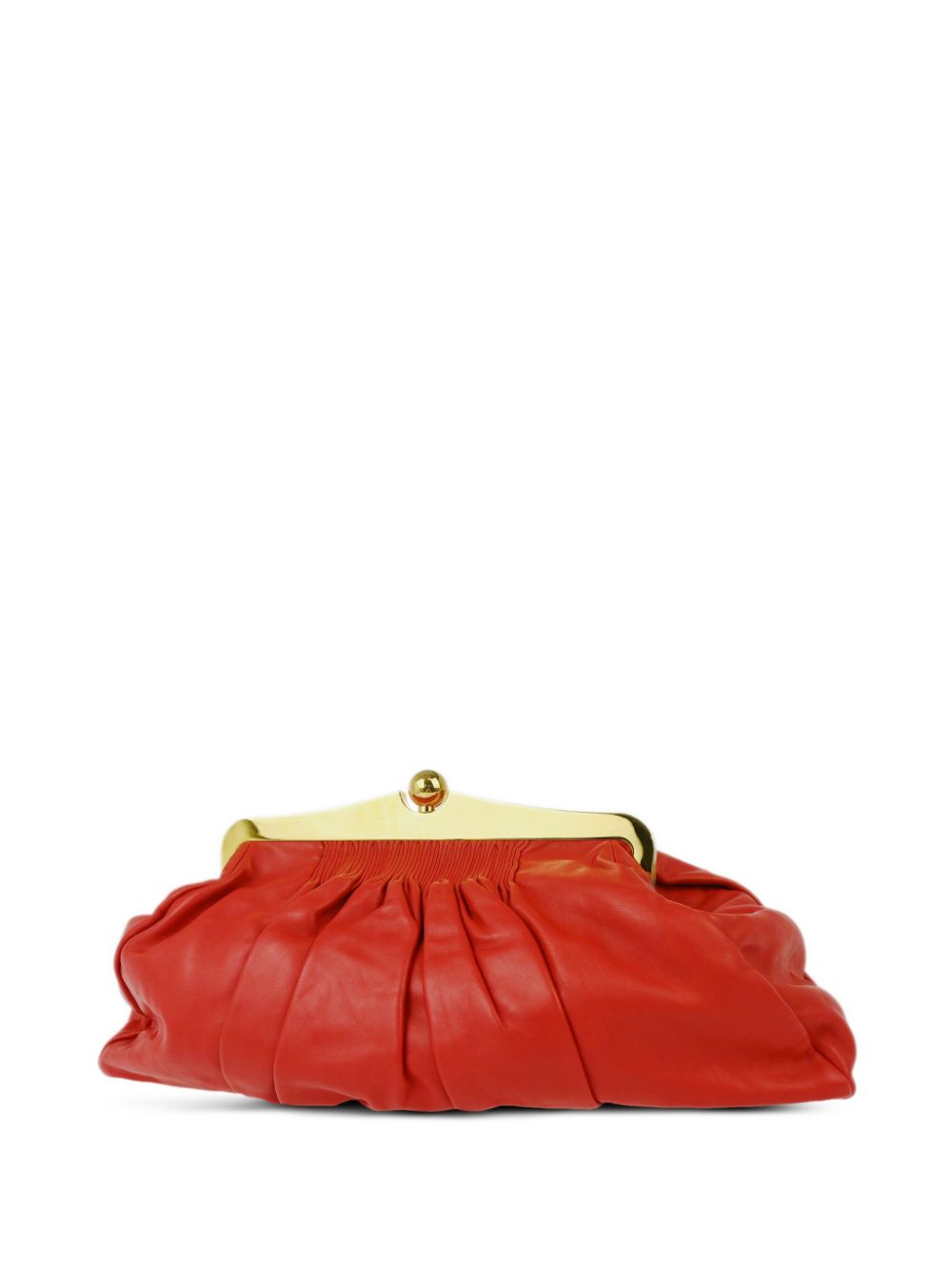 Miu Miu Pre-Owned 2010 clutch met logo-applicatie - Rood