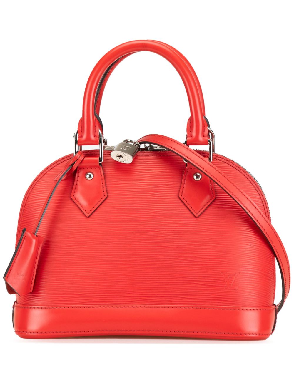 Pre-owned Louis Vuitton Epi Alma Bb 斜挎包（2014年典藏款） In Red