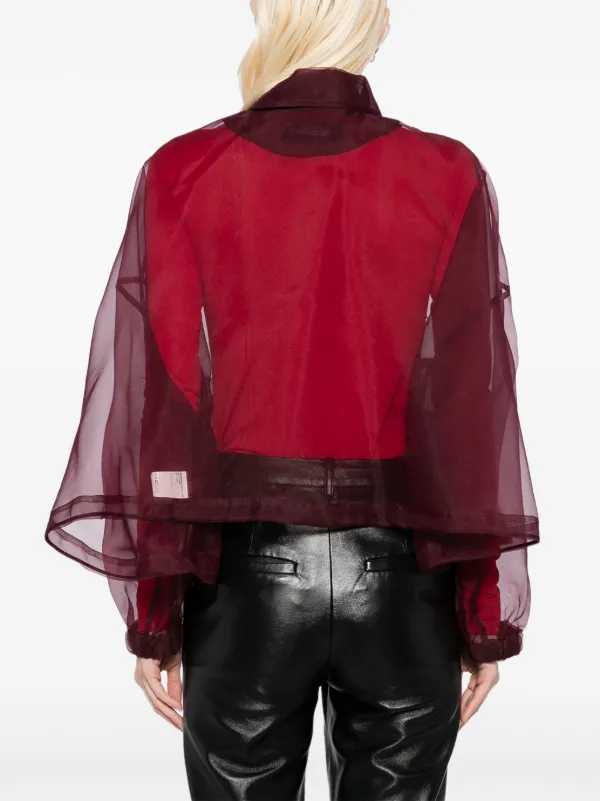 UNDERCOVER★プリント赤コートジャケット UNDERCOVER☆プリント赤コートジャケット UNDERCOVER☆プリント赤