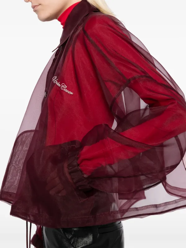 Undercover ロゴ ジャケット | レッド | FARFETCH JP