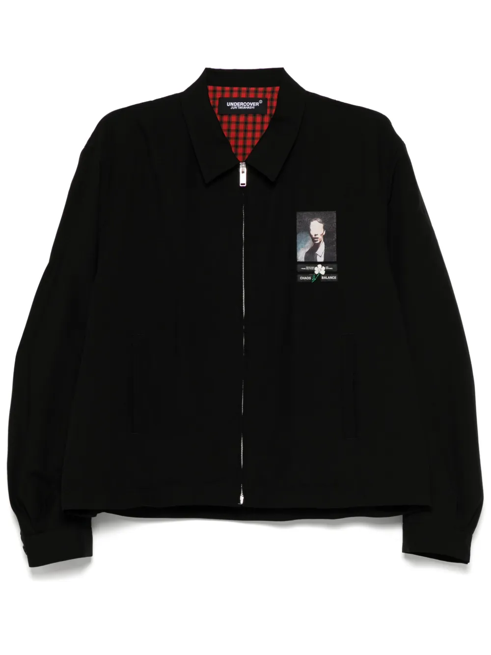 Undercover sobrecamisa con estampado gráfico | negro | Image 1