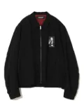 Undercover graphic-print shirt jacket - Black