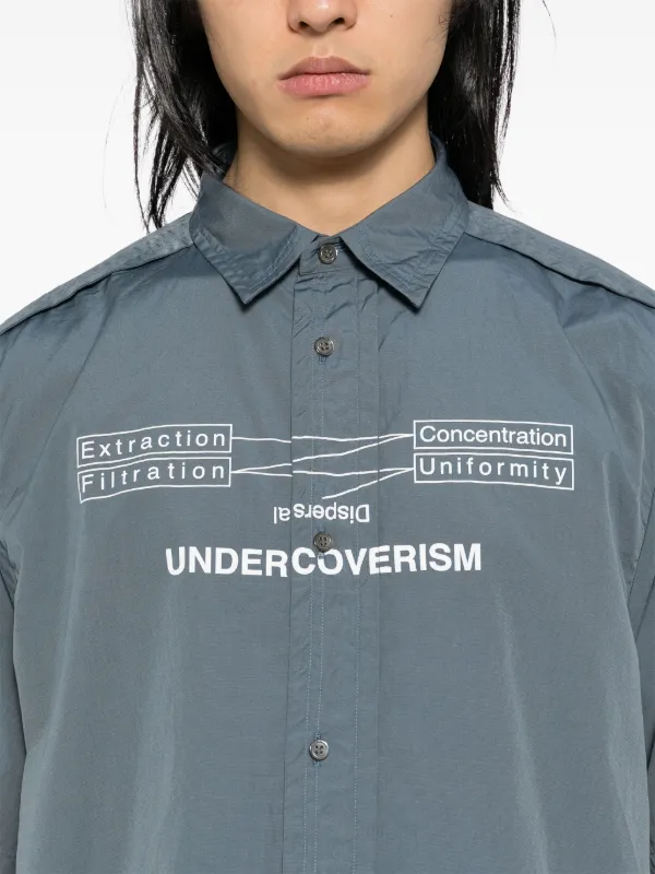 Undercover グラフィック シャツ | ブルー | FARFETCH JP