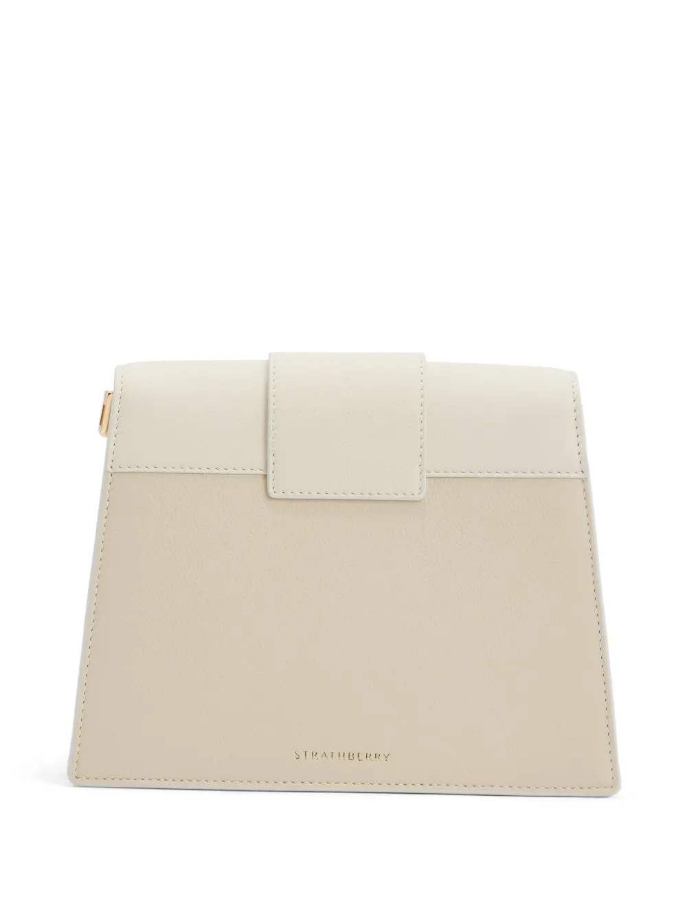 Strathberry Box Crescent shoulder bag - Beige