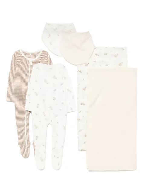 Purebaby graphic-print rompers (set of two)