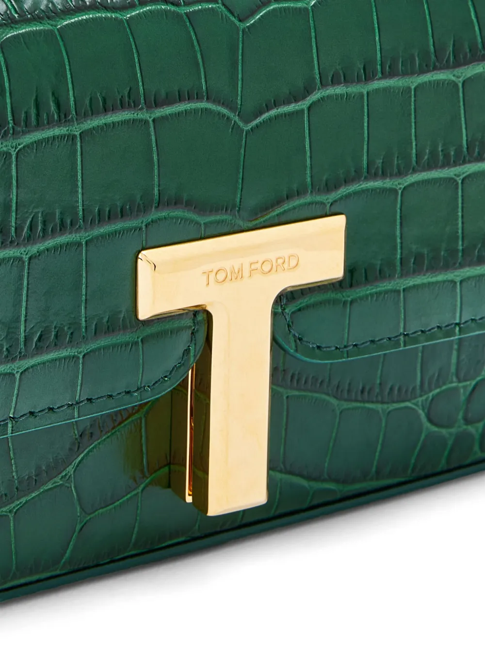 TOM FORD Wallis kleine crossbodytas Groen