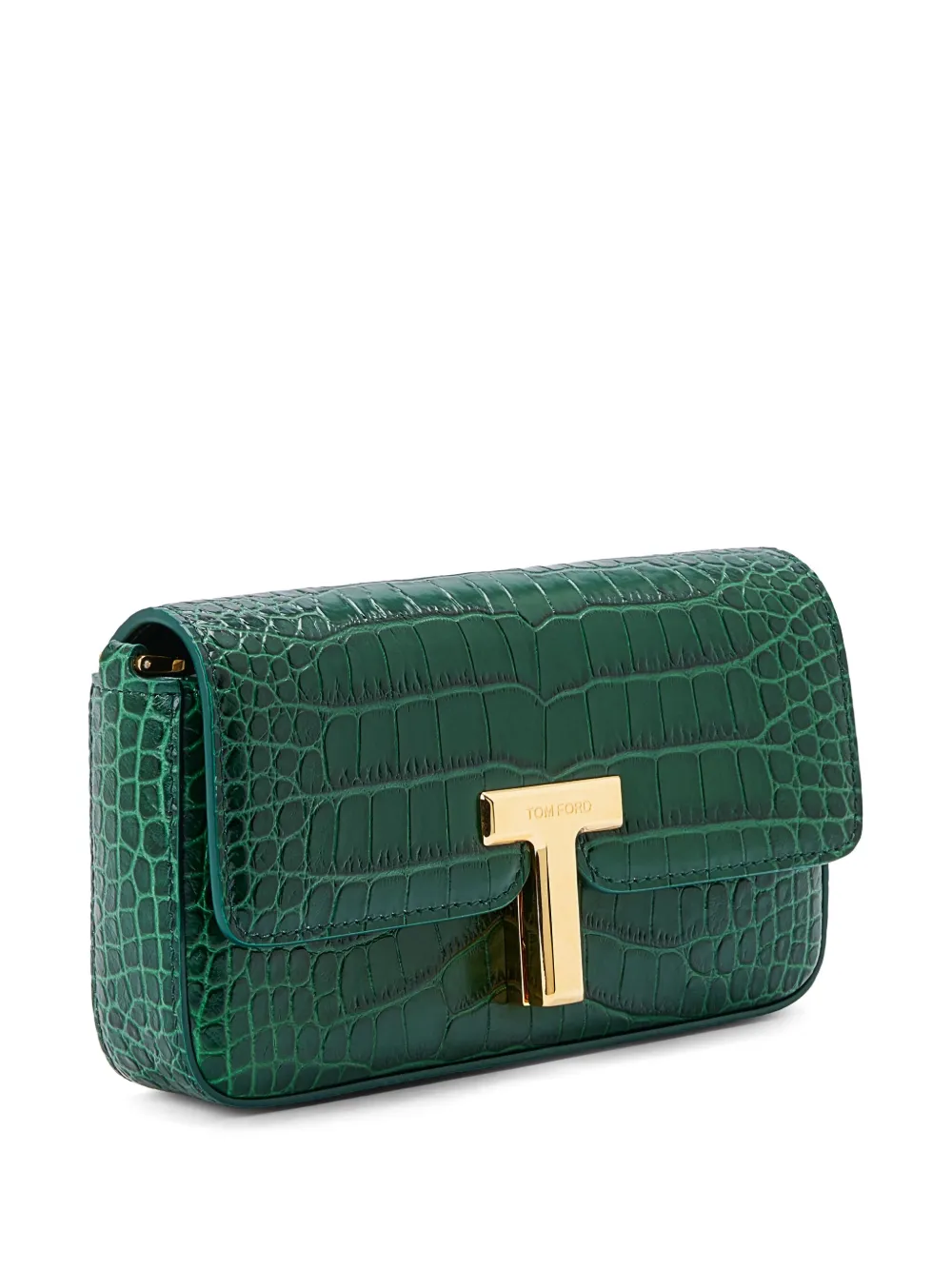 TOM FORD Wallis kleine crossbodytas Groen