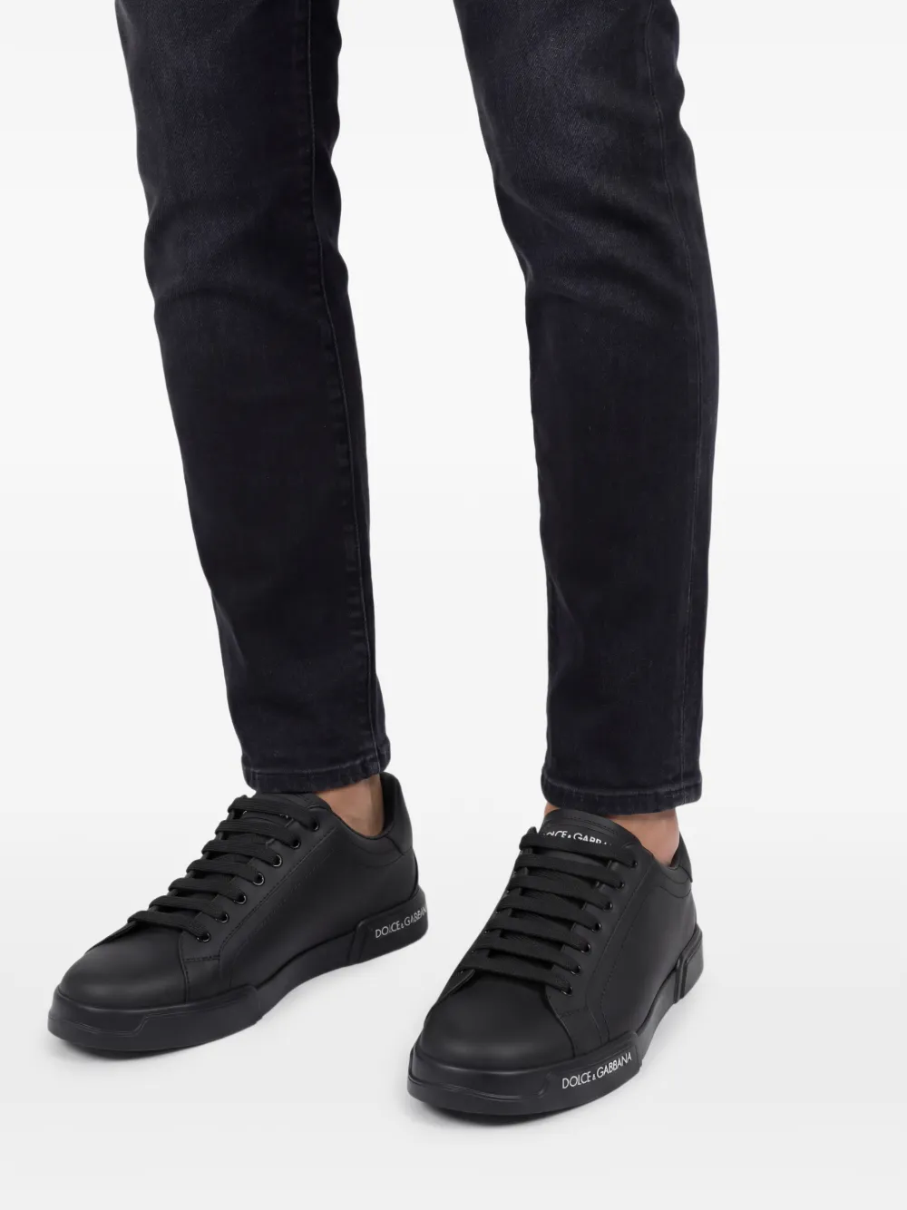 Dolce & Gabbana Portofino sneakers Zwart