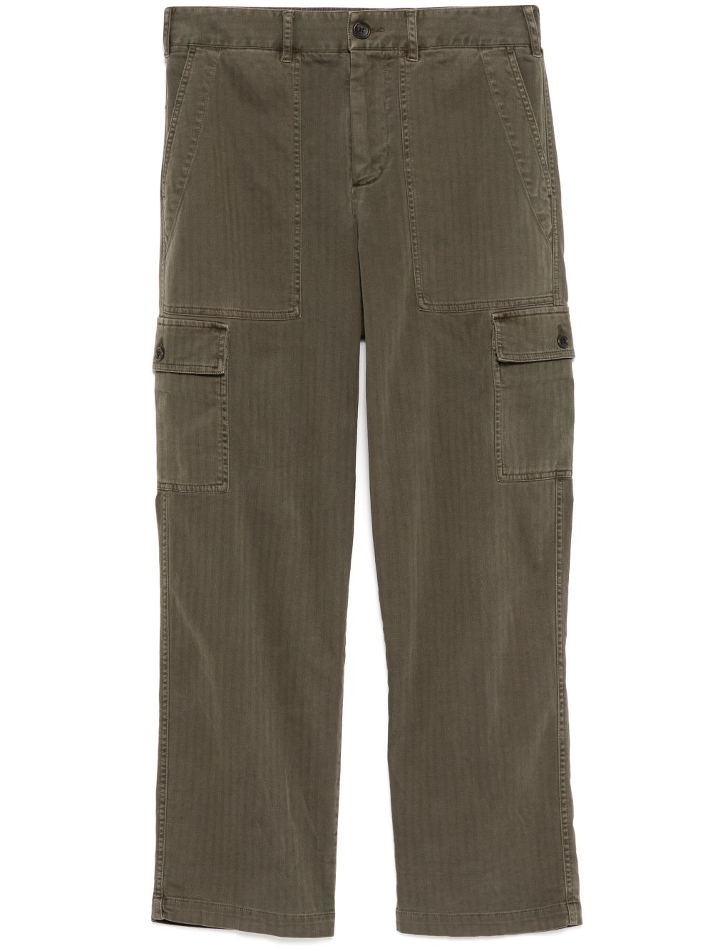 James Perse Herringbone Utility trousers - Green