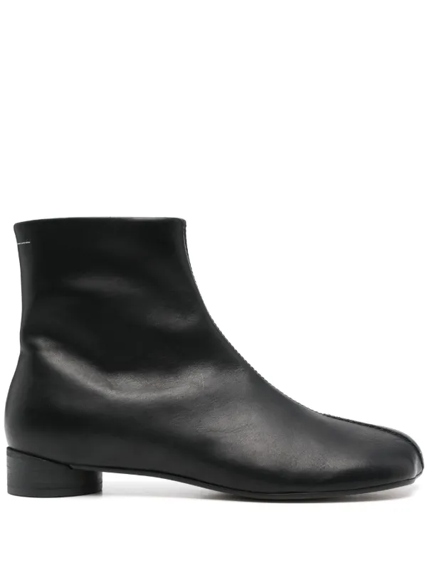 【関税＆送料込み】Mm6 Maison Margiela Black Leather Ankle 27643694_57424465_600.jpg