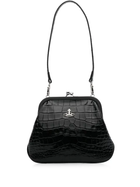 Vivienne Westwood croc-embossed clutch bag