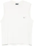 Mugler piercing vest - White