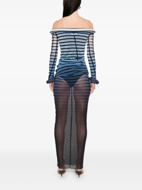 Jean Paul Gaultier striped maxi dress 2533FRO294T575 - 3