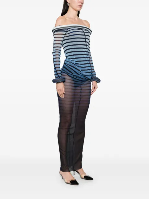 Jean Paul Gaultier striped maxi dress 2533FRO294T575 - 2