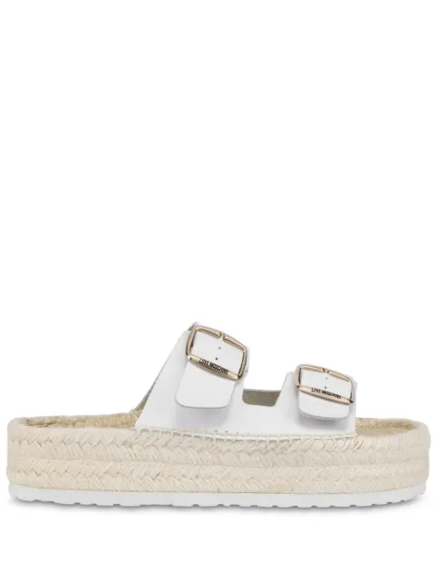 Love Moschino buckled espadrilles