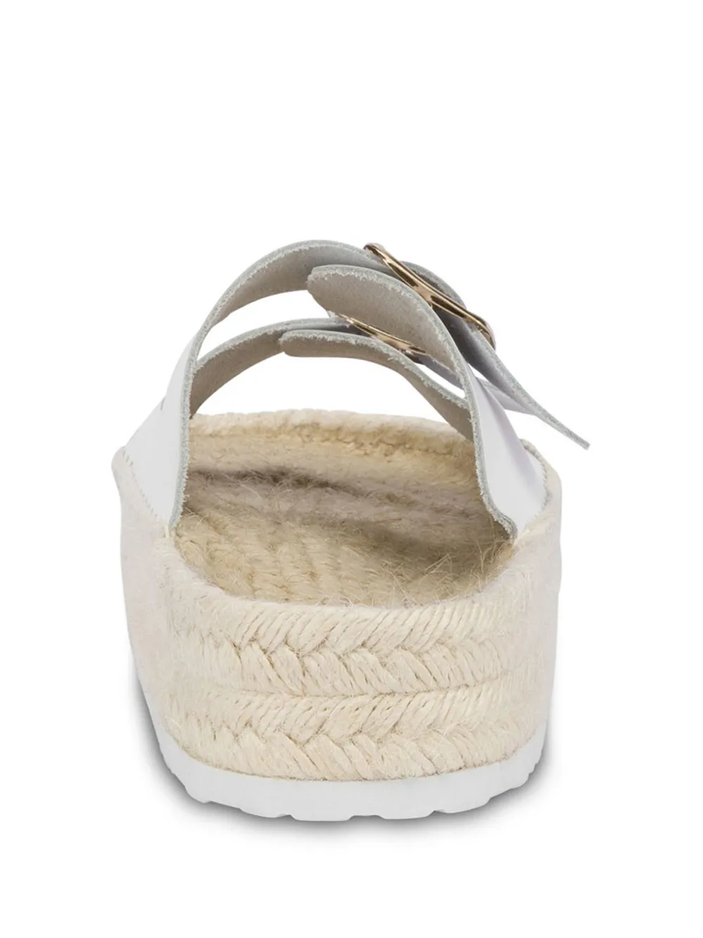 Love Moschino Espadrilles met gesp Wit