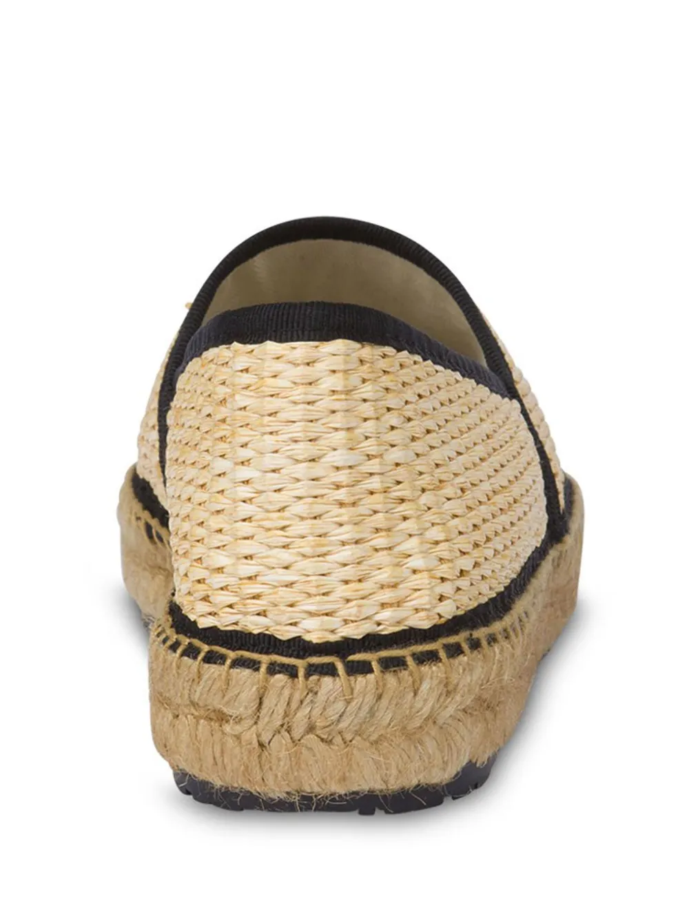 Love Moschino Espadrilles met geborduurd logo Beige