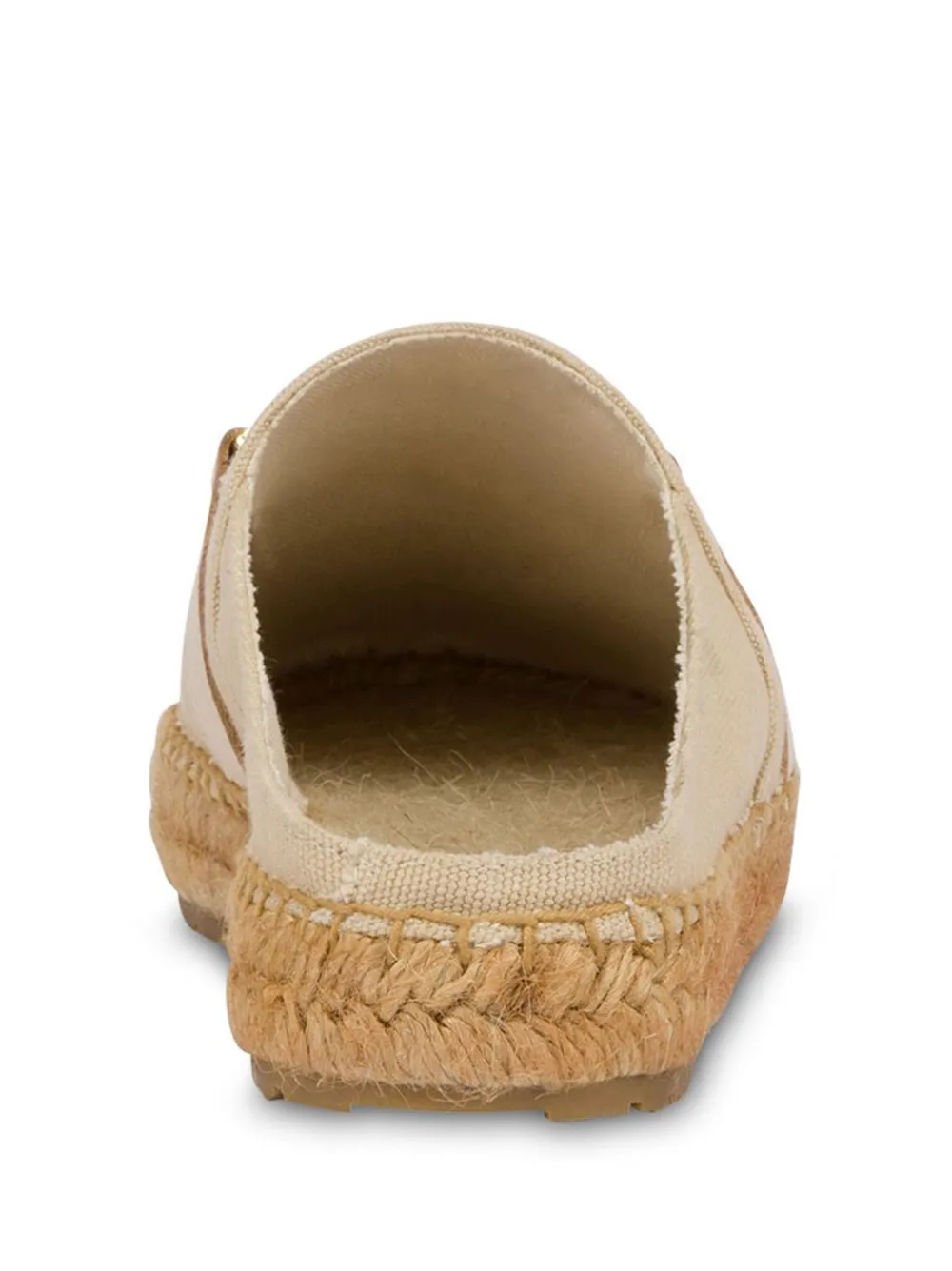 Love Moschino Espadrilles met hartpatroon Beige