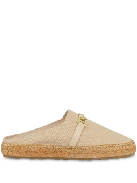 Love Moschino heart-motif espadrilles