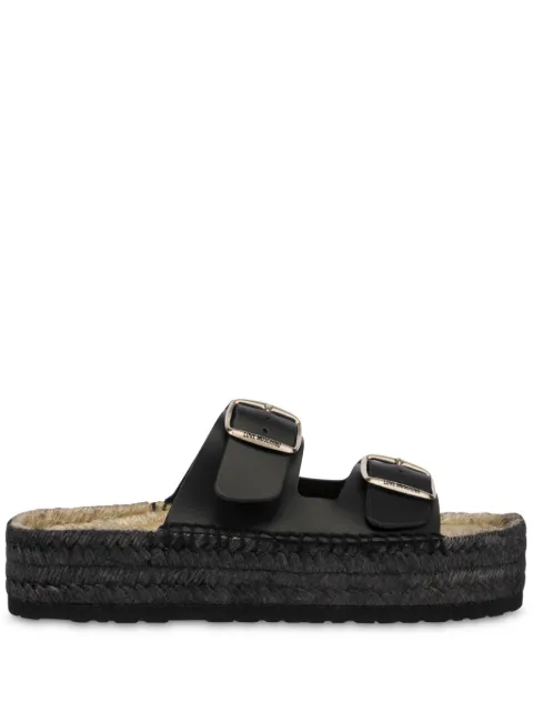 Love Moschino buckled espadrilles