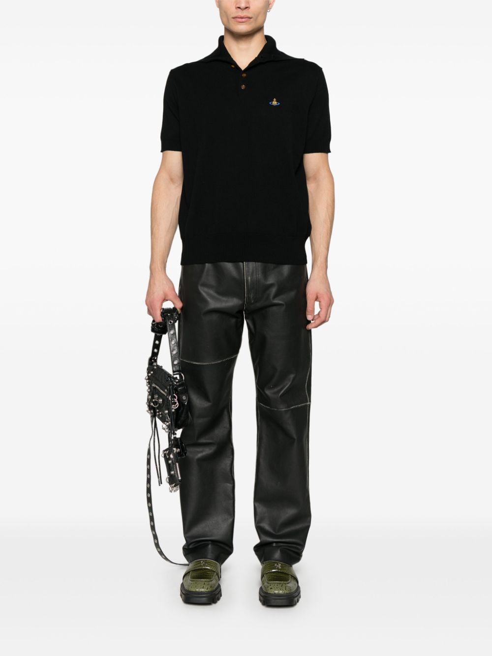 Vivienne Westwood Alex poloshirt - Zwart