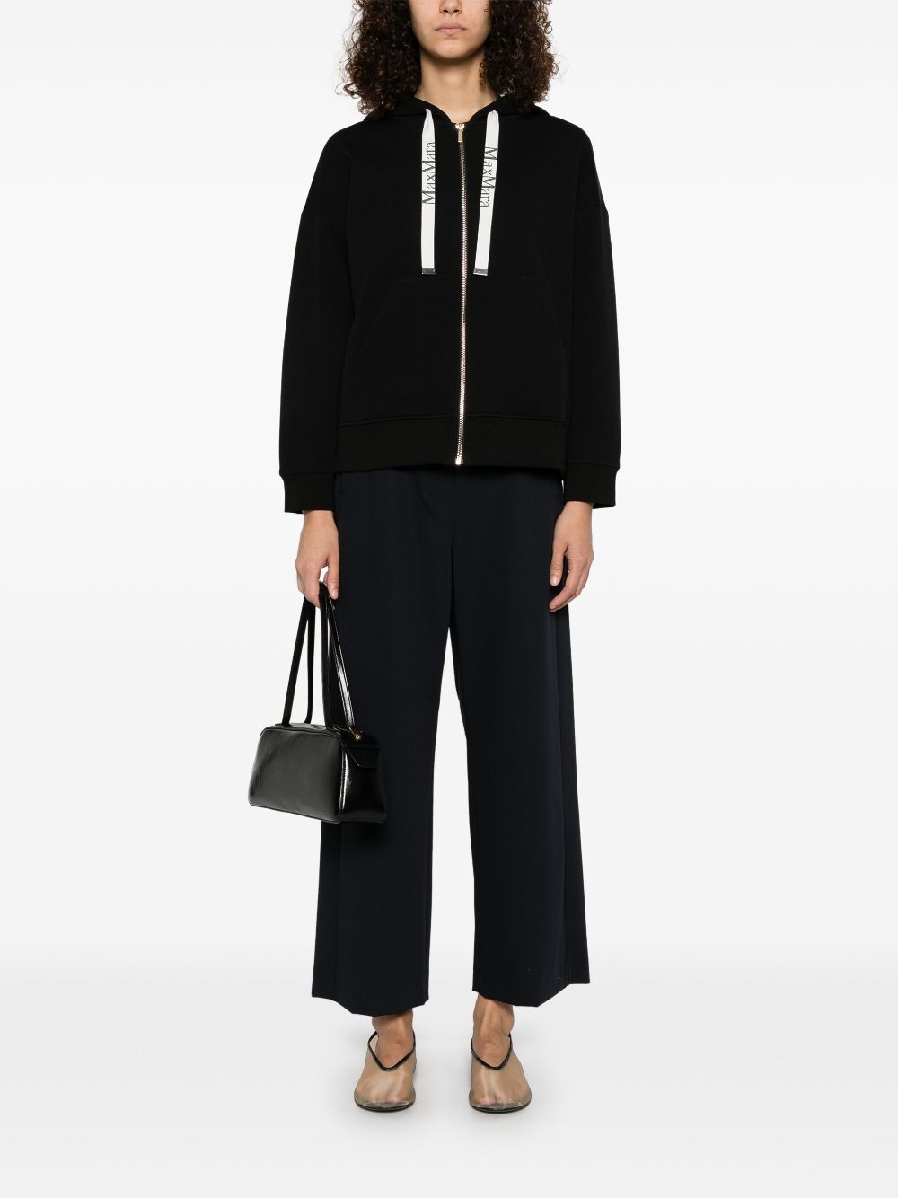 'S Max Mara Jour hoodie - Zwart