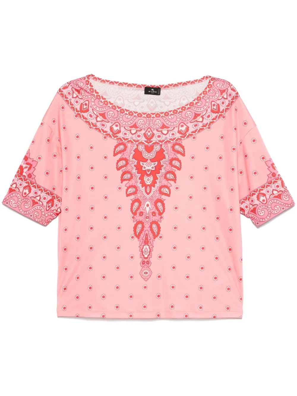 ETRO Shirt met paisley-print Roze